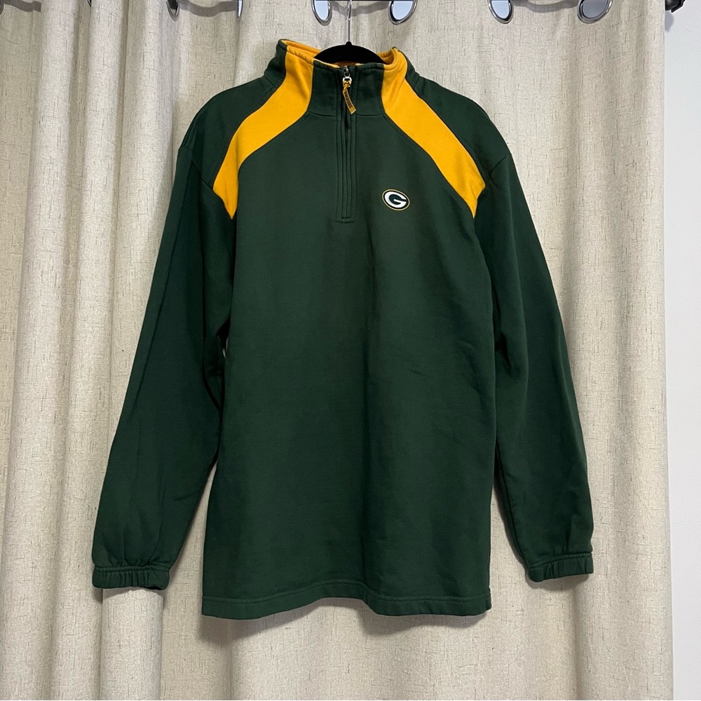 2008 NFL Team Apparel Green Bay Packers Quarterzip